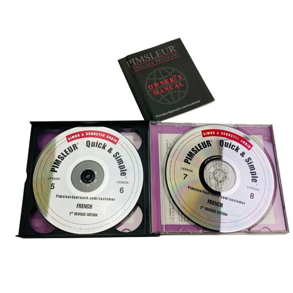 Pimsleur Quick & Simple French 2nd Revised Edition 4-CD Set Totally Audio EUC - Picture 4 of 5